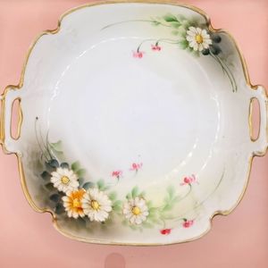 Vintage nippon handpainted trinket/candy/ vanity bowl dish